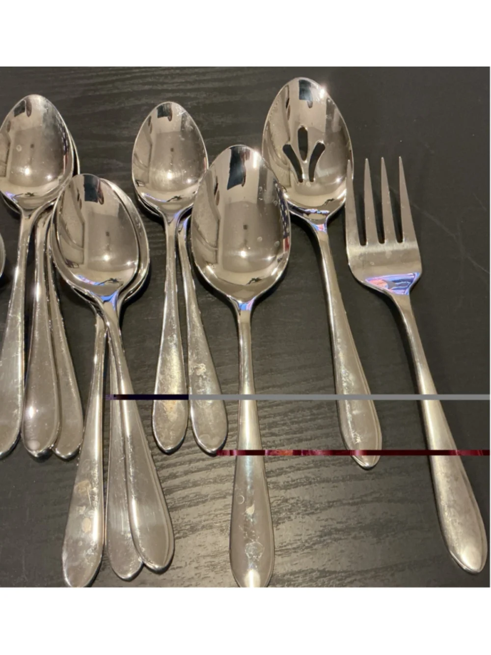 Lot Of 19 Ginkgo Linden Stainless Mixed Flatware Piece Lot